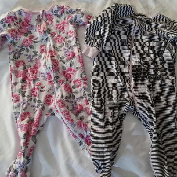 One Pieces Baby Girl Footed Onesies Poshmark